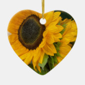 3rd Anniversary Sunflower Keramisch Ornament (Voorkant)