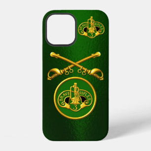 3rd Armored Cavalry Gekruiste Sabels Op Maat Gemaa iPhone 12 Hoesje