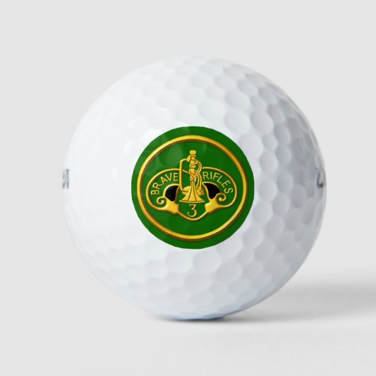 3rd Armored Cavalry Regiment Golfballen (Voorkant)