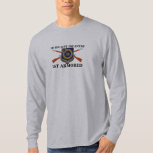 3RD BATTALION 41ST INFANTRY 1ST ARMORED SHIRT