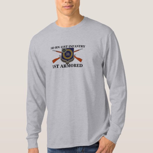 3RD BATTALION 41ST INFANTRY 1ST ARMORED SHIRT (Voorkant)