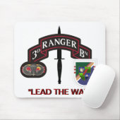 3RD BATTALION 75E RANGER REGIMENT MOUSEPAD MUISMAT (Met muis)