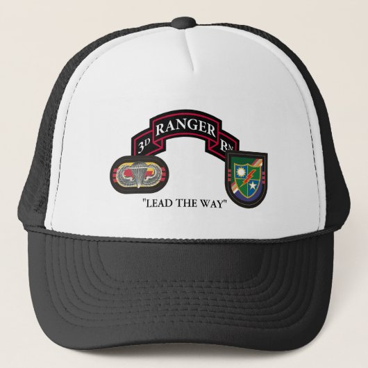 3RD BATTALION 75E RANGER REGIMENT TRUCKER PET (Voorkant)