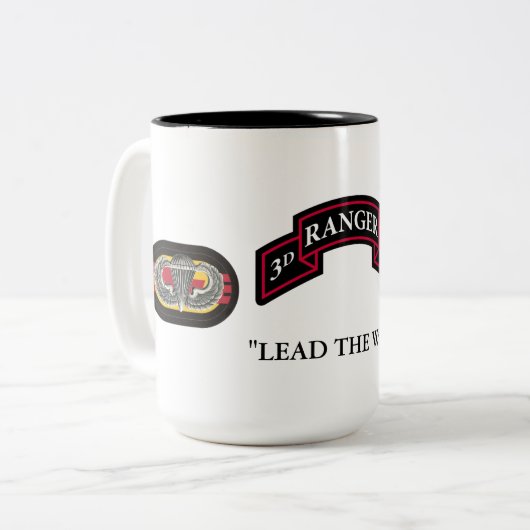 3RD BATTALION 75E RANGER REGIMENT TWEEKLEURIGE KOFFIEMOK (Voorkant links)