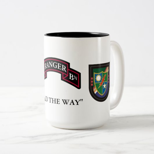3RD BATTALION 75E RANGER REGIMENT TWEEKLEURIGE KOFFIEMOK (Voorkant rechts)