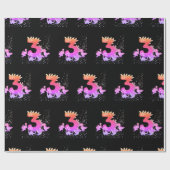 3rd Birthday. Dinosaur Design. My third birthday.  Cadeaupapier (Vlak)