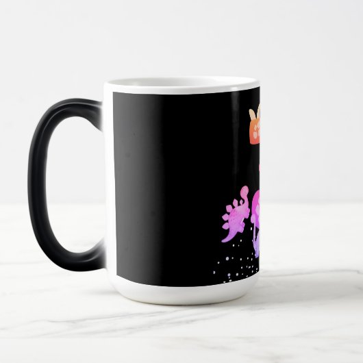 3rd Birthday. Dinosaur Design. My third birthday.  Magische Mok (Links)