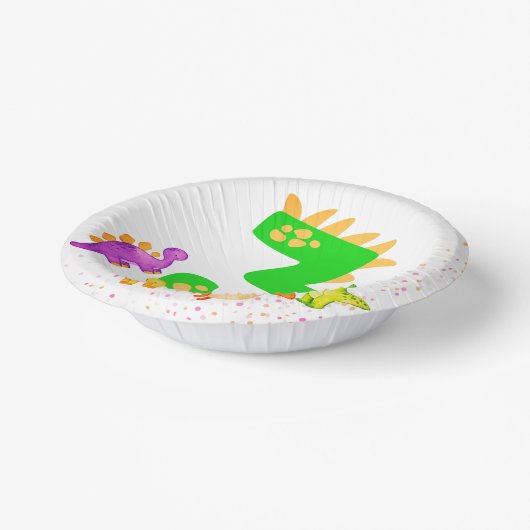 3rd Birthday. Dinosaur Design. My third birthday. Papieren Kommen (Gebogen)