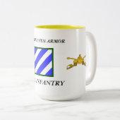 3RD BN 69E ARMOR 3RD INFANTRY DIVISION TWEEKLEURIGE KOFFIEMOK (Voorkant rechts)