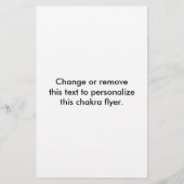 3rd Chakra - Flyer (Achterkant)