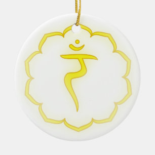 3rd Chakra - Keramisch Ornament