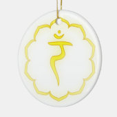 3rd Chakra - Keramisch Ornament (Links)