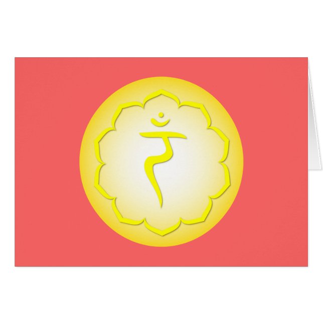 3rd Chakra - Manipura (Voorkant Horizontaal)