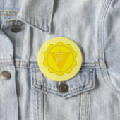 3rd Chakra Manipura Badge Ronde Button 7,6 Cm (In situ)