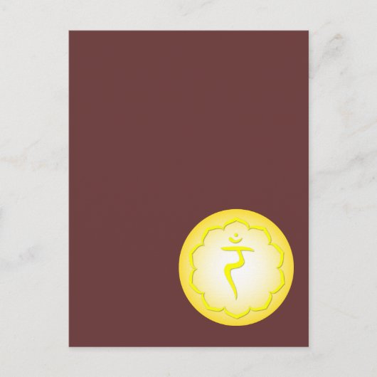 3rd Chakra - Manipura Briefkaart (Voorkant)