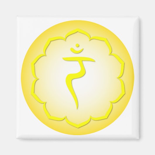 3rd Chakra - Manipura Magneet (Voorkant)