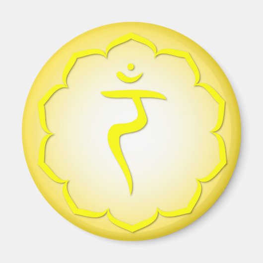 3rd Chakra - Manipura Magneet (Voorkant)