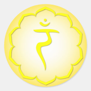 3rd Chakra - Manipura Ronde Sticker