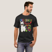 3RD-docent Prob Llama Funny Llama Back T T-shirt (Voorkant volledig)