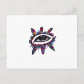 3'rd eye card  special design for spiritual people briefkaart (Voorkant)