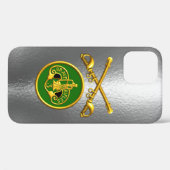 3rd Gepantserde Cavalerie Gekruiste Sabels Metaal Case-Mate iPhone Case (Achterkant (horizontaal))