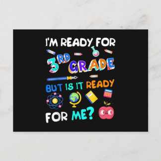 3rd Grade Back to School Third Grade 1st Day of Aankondigingskaart