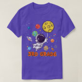 3rd Grade Birthday Boy Tee Astronaut Third Grade B T-shirt (Design voorkant)