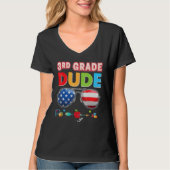 3rd Grade Dude Back To School Third Student Kid Su T-shirt (Voorkant)