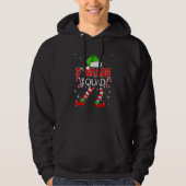 3rd Grade Elf Squad Matching Teach Christmas Schoo Hoodie (Voorkant)