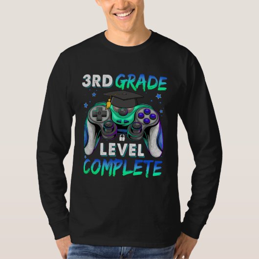 3rd Grade Level Complete Happy Last Day Of School  T-shirt (Voorkant)