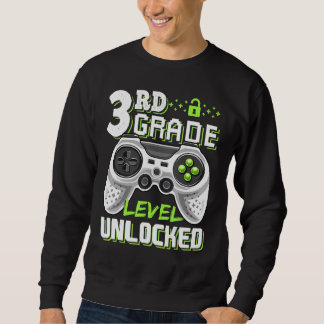 3rd Grade Level Unlocked Video Game Back To School Trui