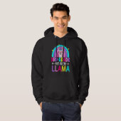 3rd Grade No Prob Llama Rainbow Back To School Tea Hoodie (Voorkant volledig)