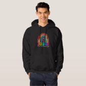 3rd grade rainbow leopard teacher team third grade hoodie (Voorkant volledig)