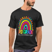 3rd grade rainbow leopard teacher team third grade t-shirt (Voorkant)