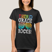 3rd Grade Rocks Third Grade Squad Back To School T T-shirt (Voorkant)