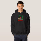 3rd Grade Squad Retro Groovy Christmas Teacher Lif Hoodie (Voorkant volledig)