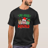 3rd Grade Squad Retro Groovy Christmas Teacher Lif T-shirt (Voorkant)