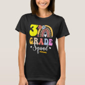 3rd Grade Squad Teachers Kids Third Grade Back to T-shirt (Voorkant)