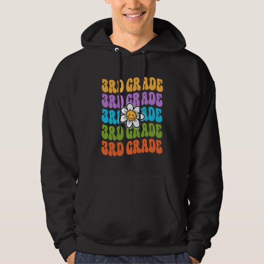 3rd Grade Teacher Back To School First Day Appreci Hoodie (Voorkant)