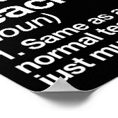 3rd Grade Teacher Definition Funny Ck To School Fi Poster (Hoek)
