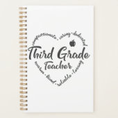 3rd Grade Teacher, Third grade teacher Planner (Voorkant)