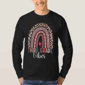 3rd Grade Vibes Rainbow Leopard Third Grade Teache T-shirt (Voorkant)