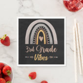 3rd Grade Vibes Rainbow Third Grade Back to School Servet (Insitu)