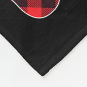 3rd Grade Vibes Teacher Buffalo Red Plaid Reindeer Fleece Deken (Hoek)
