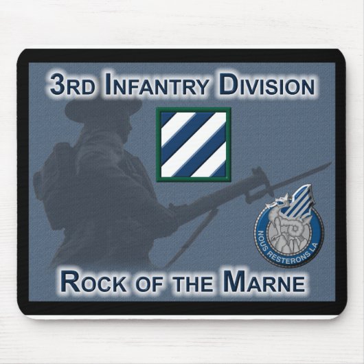 3rd Infanteriedivisie Geschenk Muismat (Voorkant)