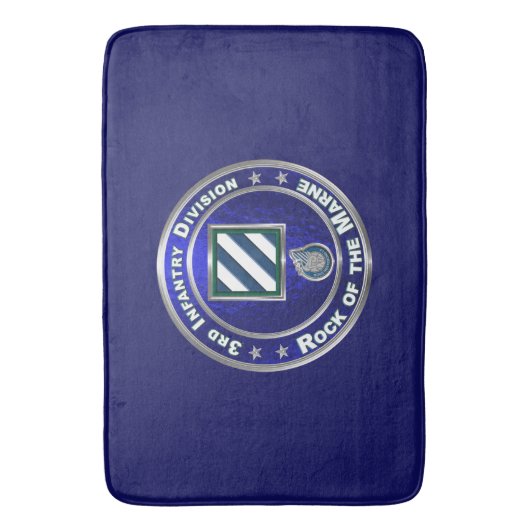 3rd Infantry Division Badmat (Voorkant Verticaal)