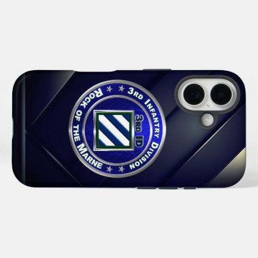 3rd Infantry Division Case-Mate iPhone Case (Achterkant (horizontaal))
