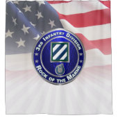 3rd Infantry Division Douchegordijn (Voorkant)