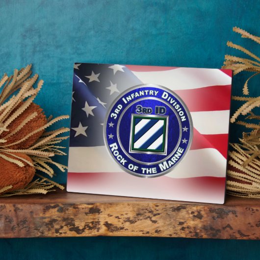 3rd Infantry Division Fotoplaat (Zijkant)