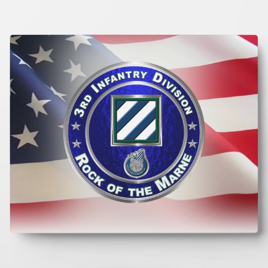 3rd Infantry Division Fotoplaat (Voorkant)